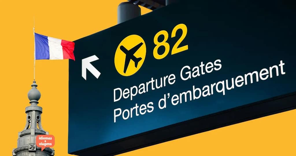 Frases em francês para usar no aeroporto